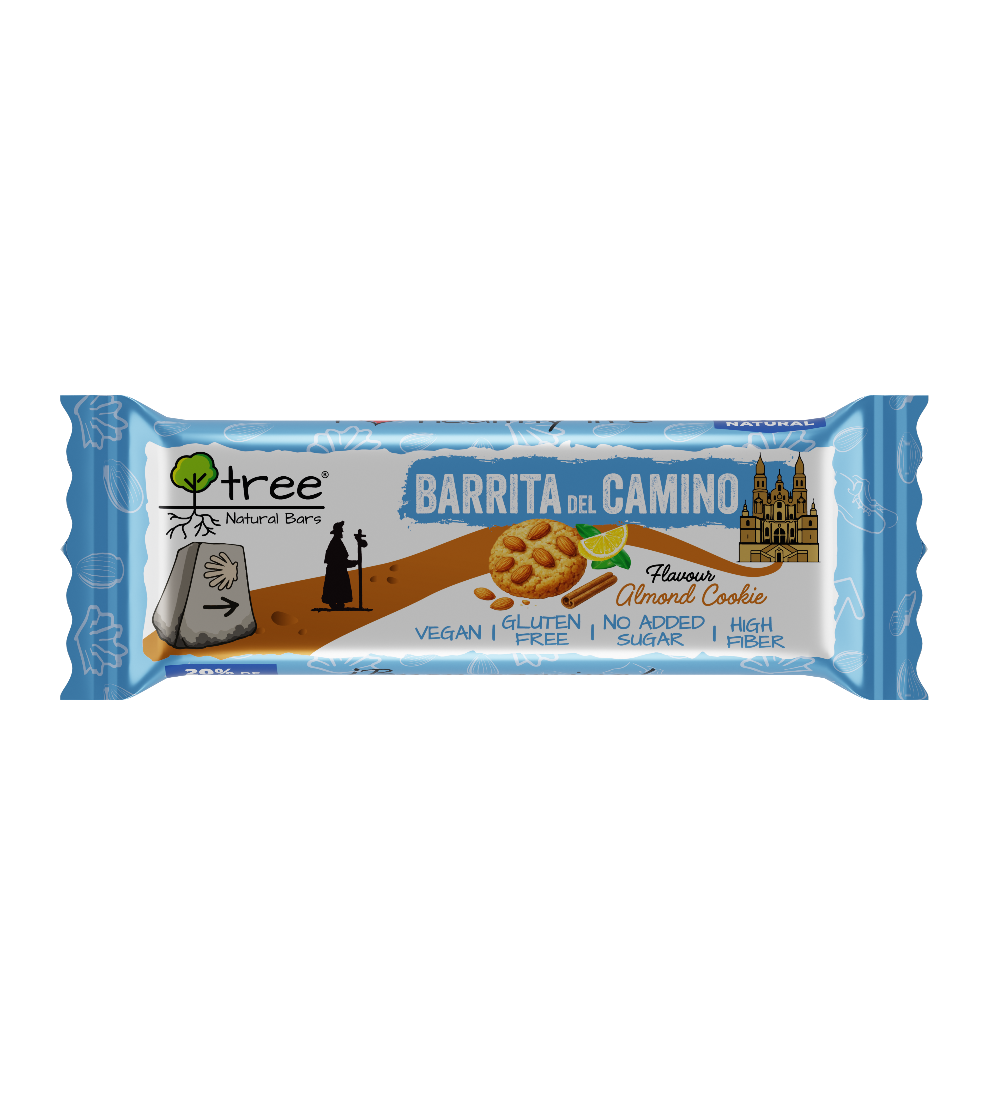 Barrita de proteína del Camino 50 g de Tree Natural Bars