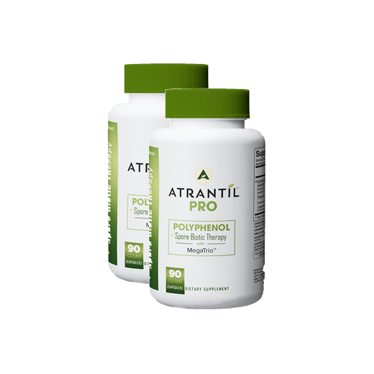 Envase de ATRANTIL PRO 90 cápsulas Pack 2 unidades, suplemento alimenticio