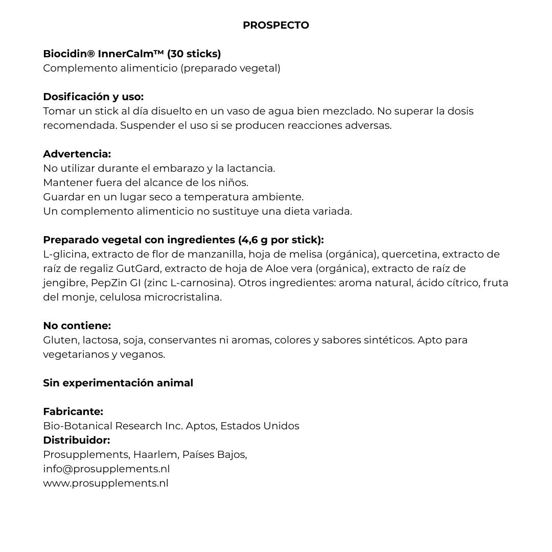 G.I. InnerCalm 30 sticks