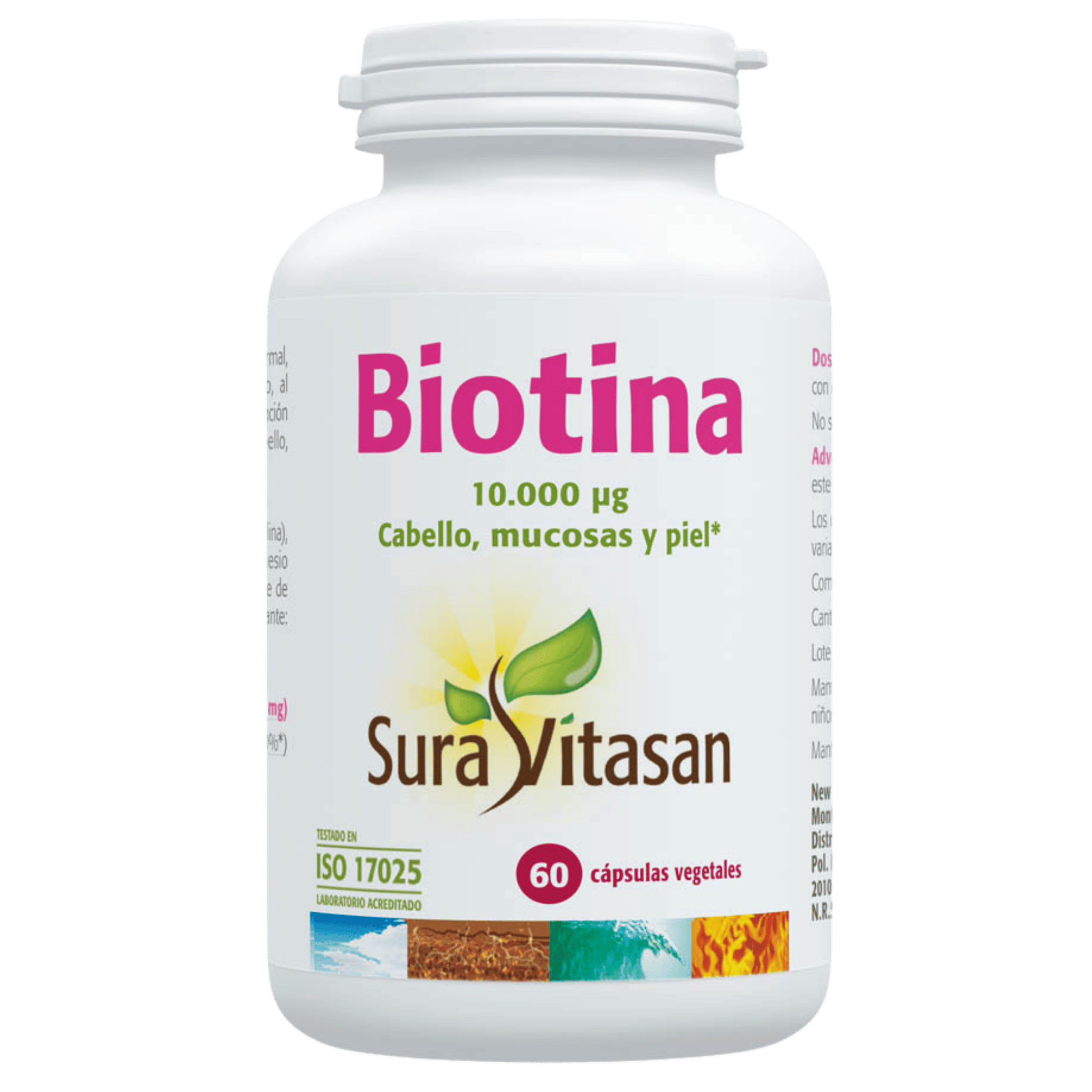 Biotina 10000 mg 60 cápsulas