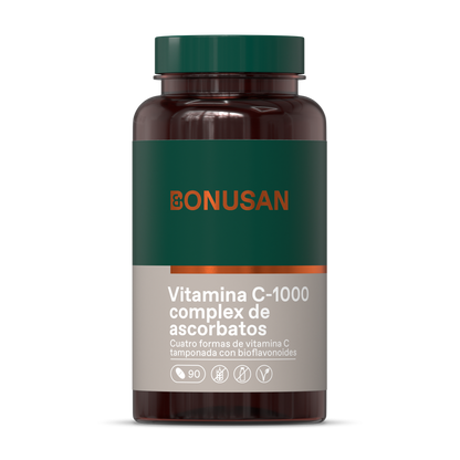Bonusan VITAMINA C-1000 complex de ascorbatos 90 cápsulas