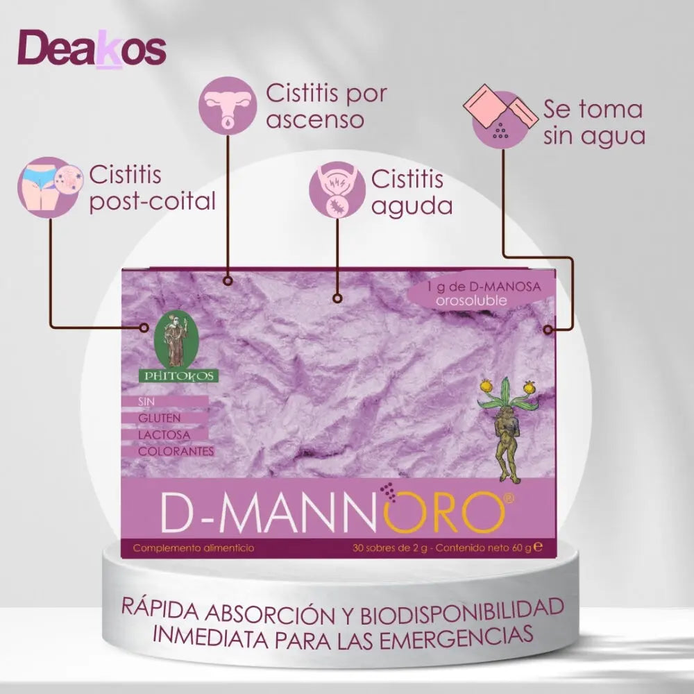 Deakos D-Mannoro 30 sobres - información secundaria