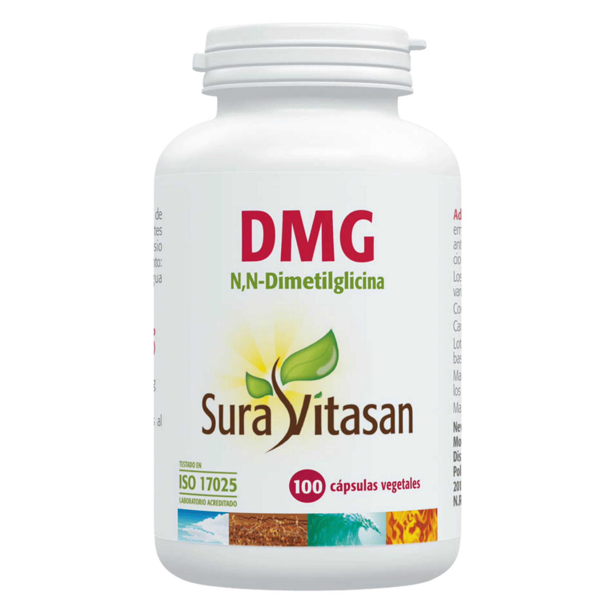 DMG N-dimetilglicina 125 mg 100 cápsulas