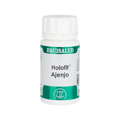 Envase de Equisalud Holofit AJENJO 50 cápsulas, suplemento alimenticio