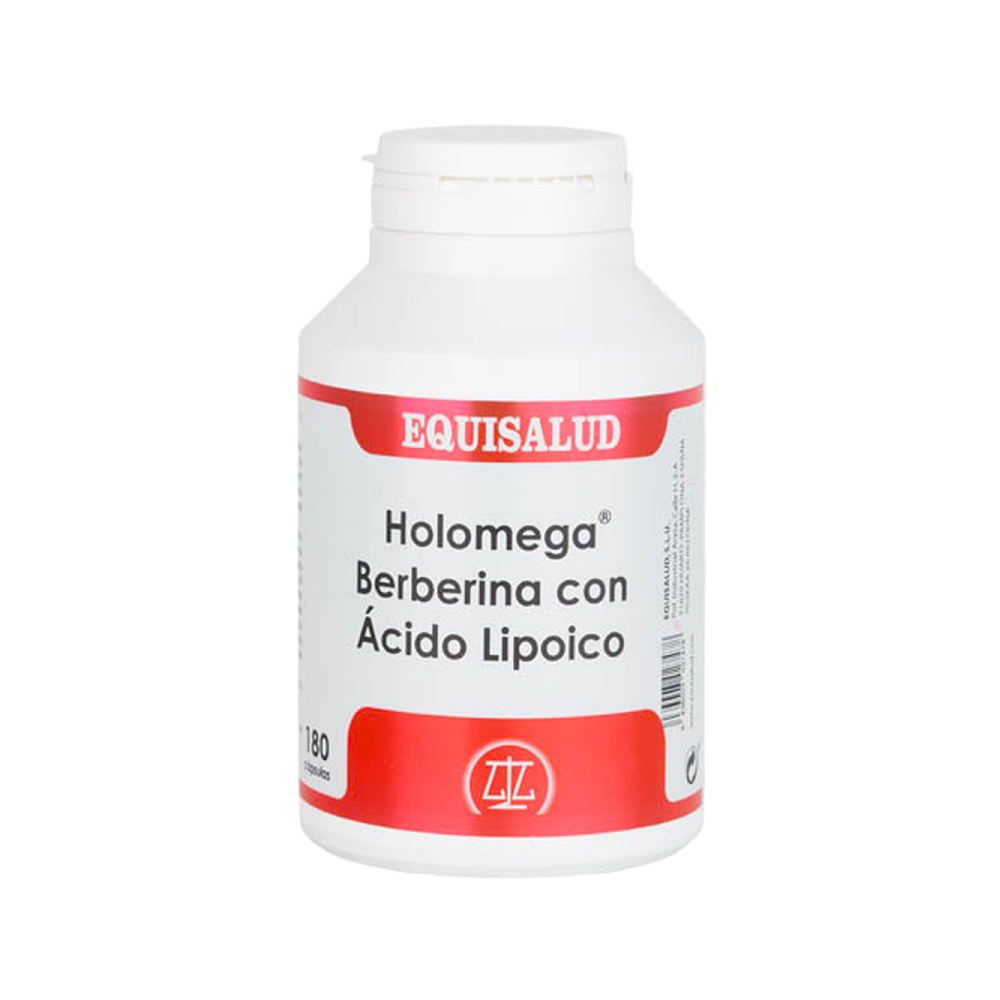 Equisalud Holomega BERBERINA con ácido lipoico 180 cápsulas