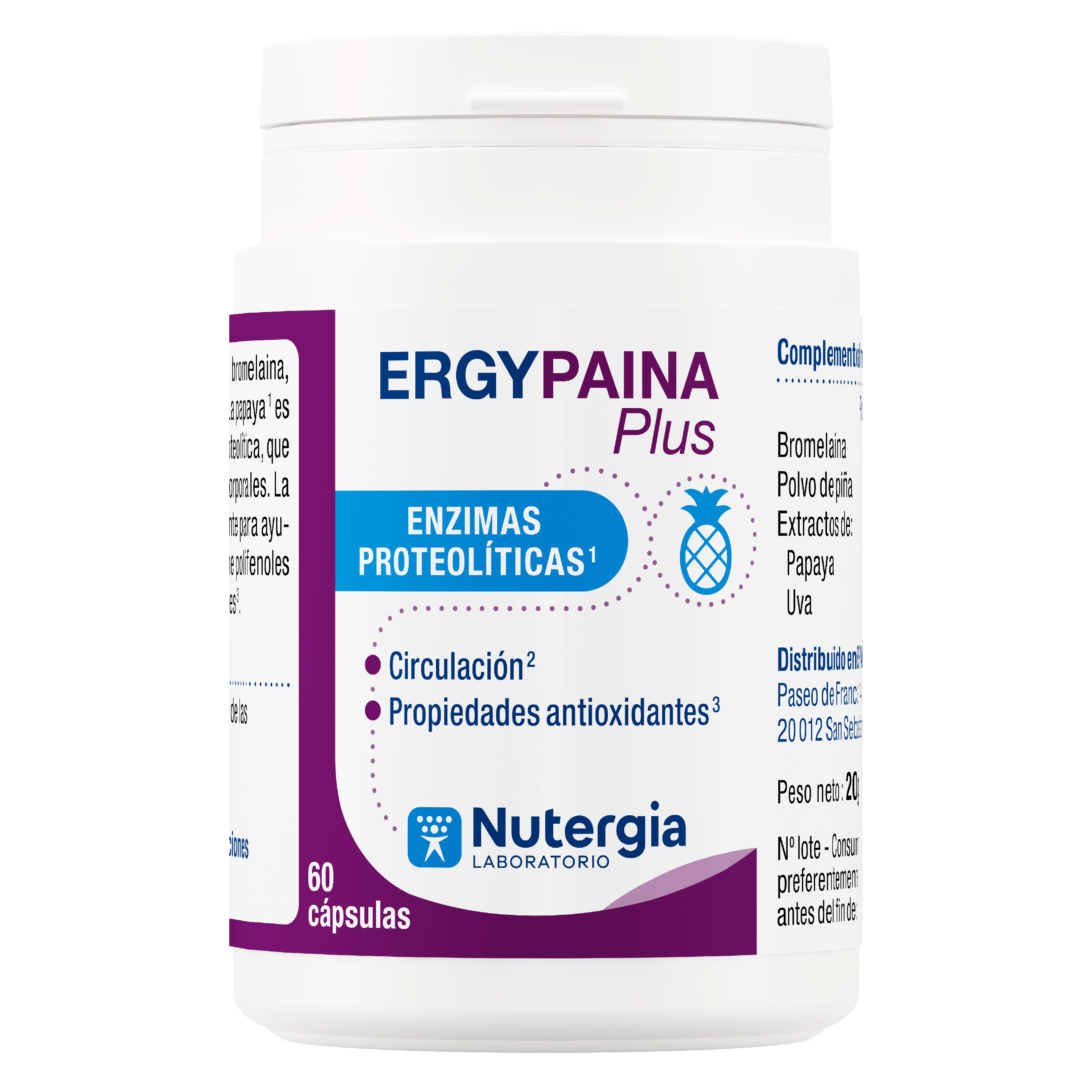 Ergypaina Plus 60 cápsulas