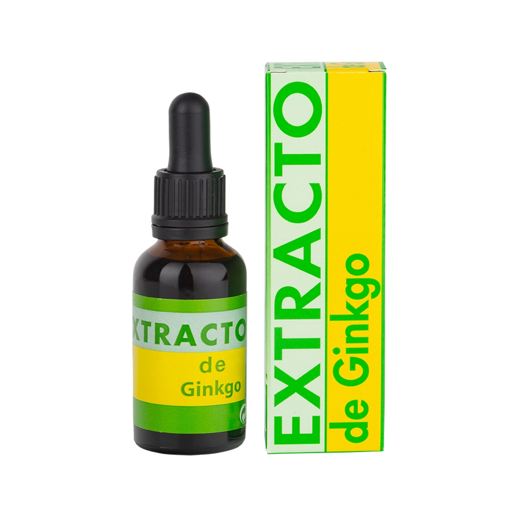 Envase de Equisalud EXTRACTO de GINKGO 31 ml, suplemento alimenticio
