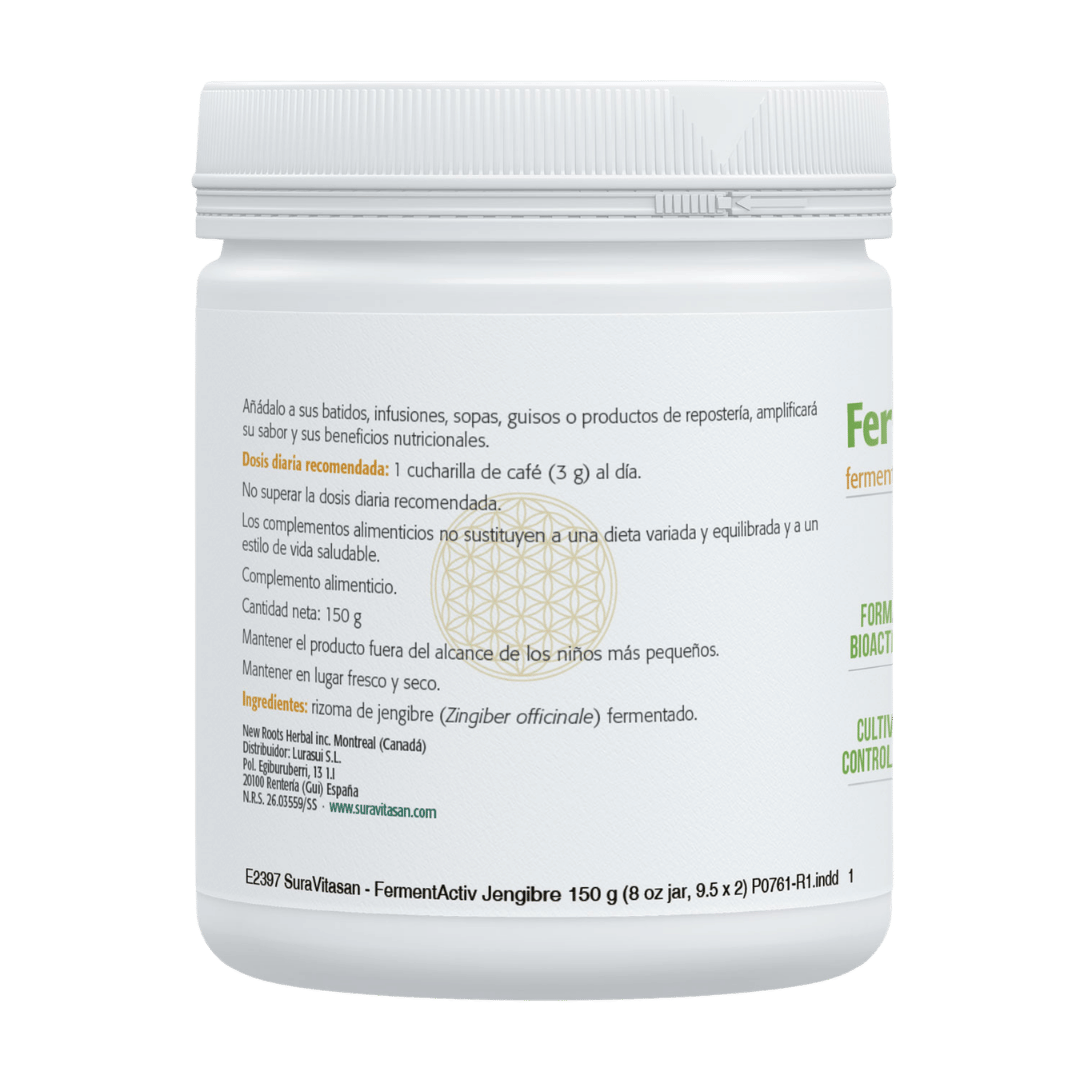 FermentActiv Jengibre 150 g polvo