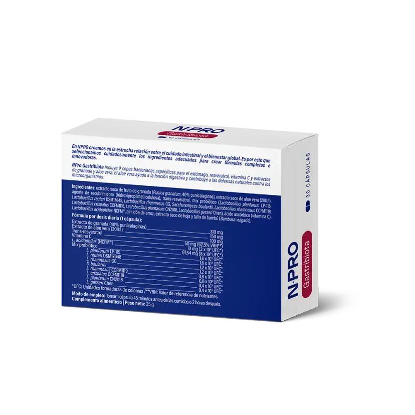 Gastribiota 30 cápsulas