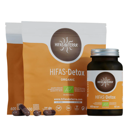 Hifas da Terra HIFAS-DETOX (Pack 1 Bote + 2 Refill) 180 cápsulas
