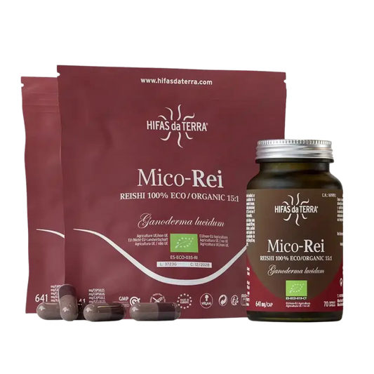Hifas da Terra MICO-REI (Pack 1 Bote + 2 Refill) 190 cápsulas