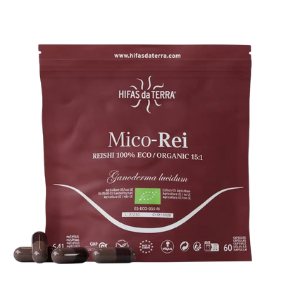 Hifas da Terra MICO-REI (extracto puro ecológico de Reishi) Refill 60 cápsulas