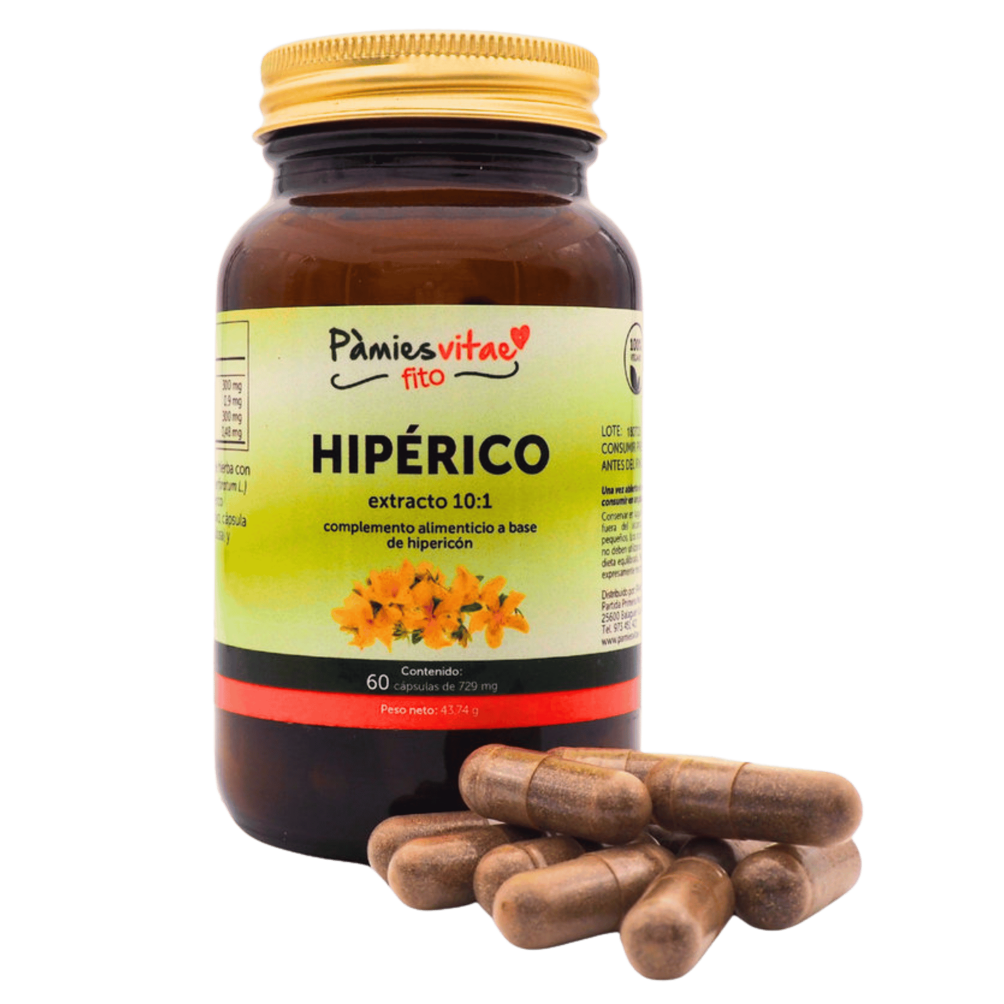 Hipérico 60 cápsulas