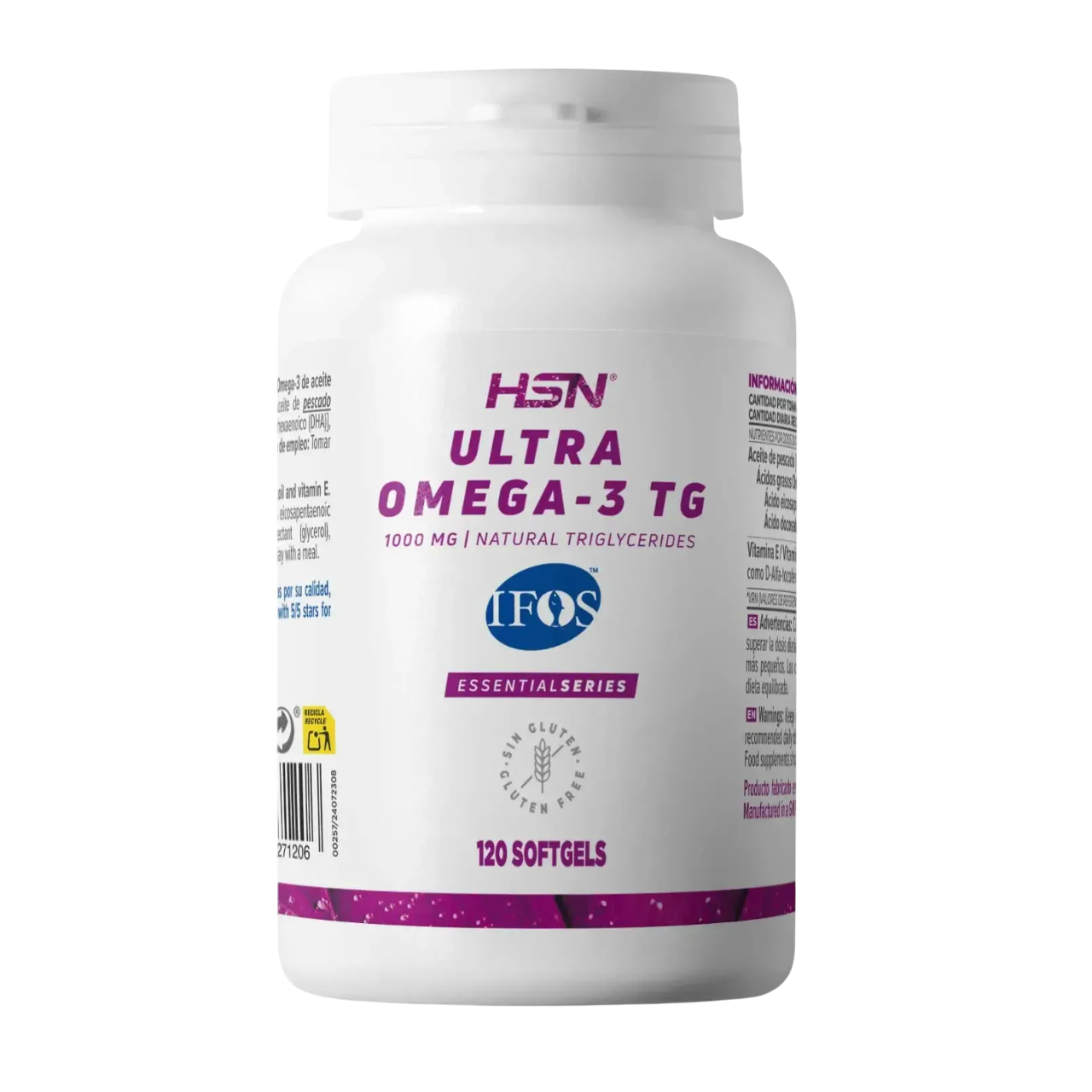 HSN ULTRA OMEGA 3 TG (IFOS) 1000 mg 120 perlas