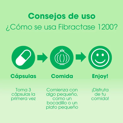 Intoleran FIBRACTASE 1200 (FORTE) 36 cápsulas