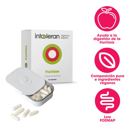 Intoleran FRUCTASE 36 cápsulas