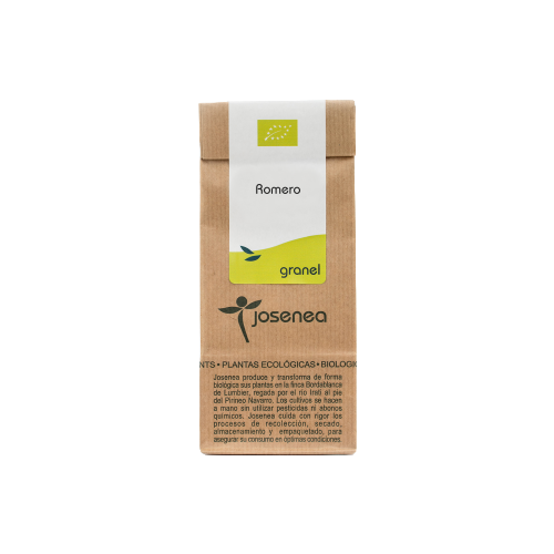 Envase de Josenea ROMERO BIO 50 g granel, infusión