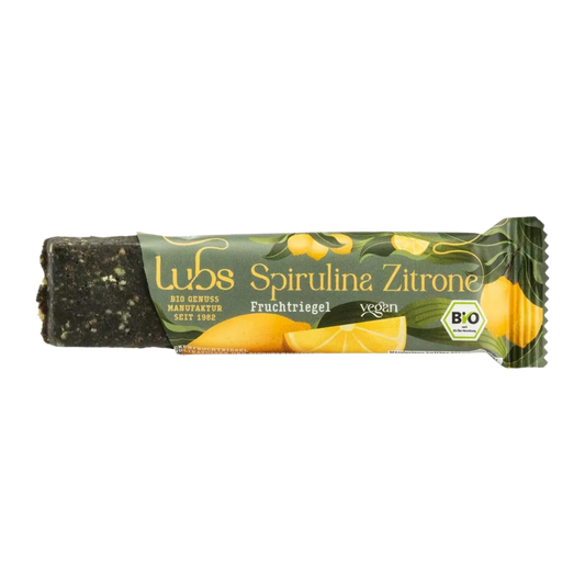 Lubs BARRITA ECOLÓGICA Espirulina y Limón 40 g