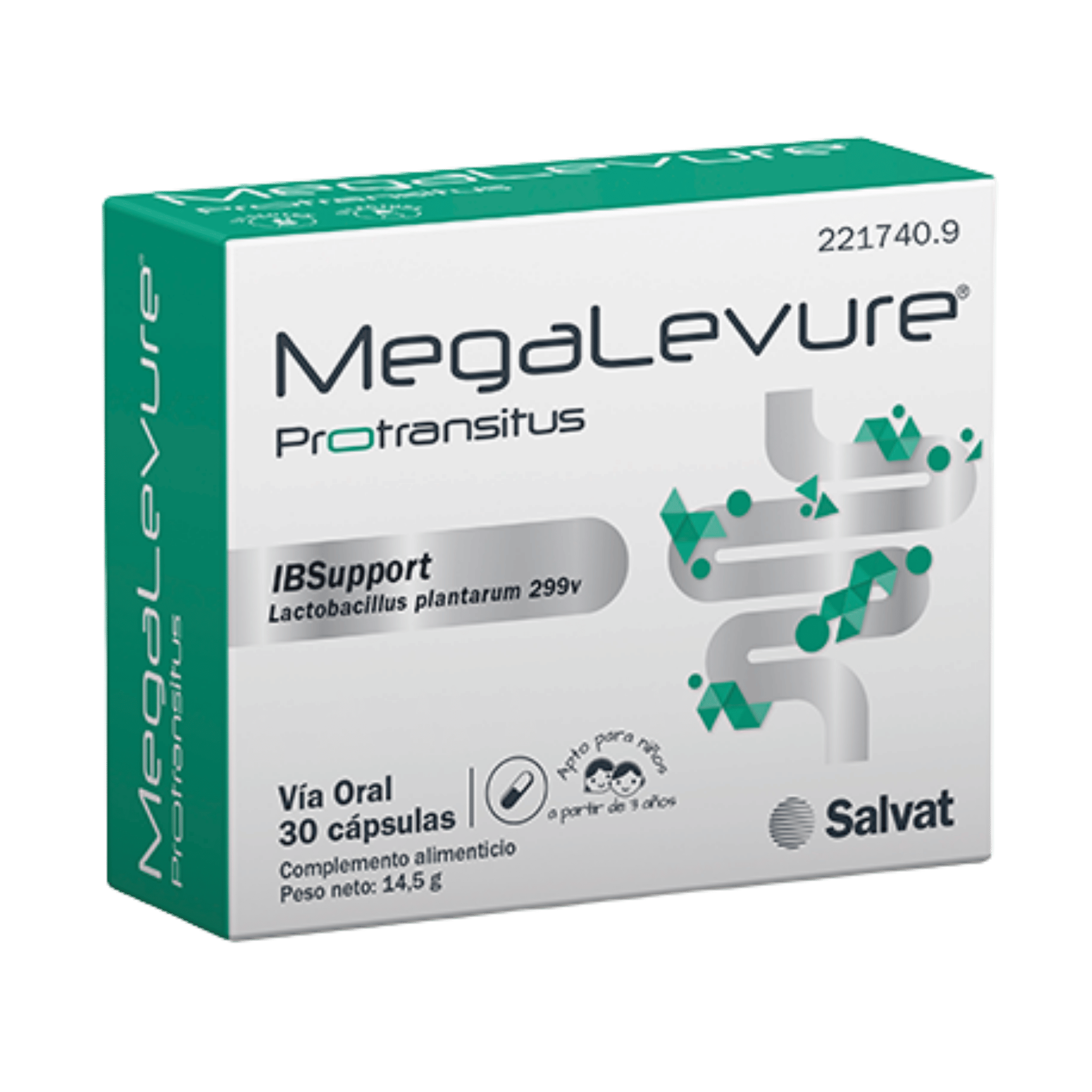 Megalevure Protransitus 30 cápsulas