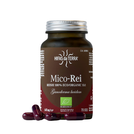 Hifas da Terra MICO-REI (extracto puro ecológico de Reishi) 70 cápsulas