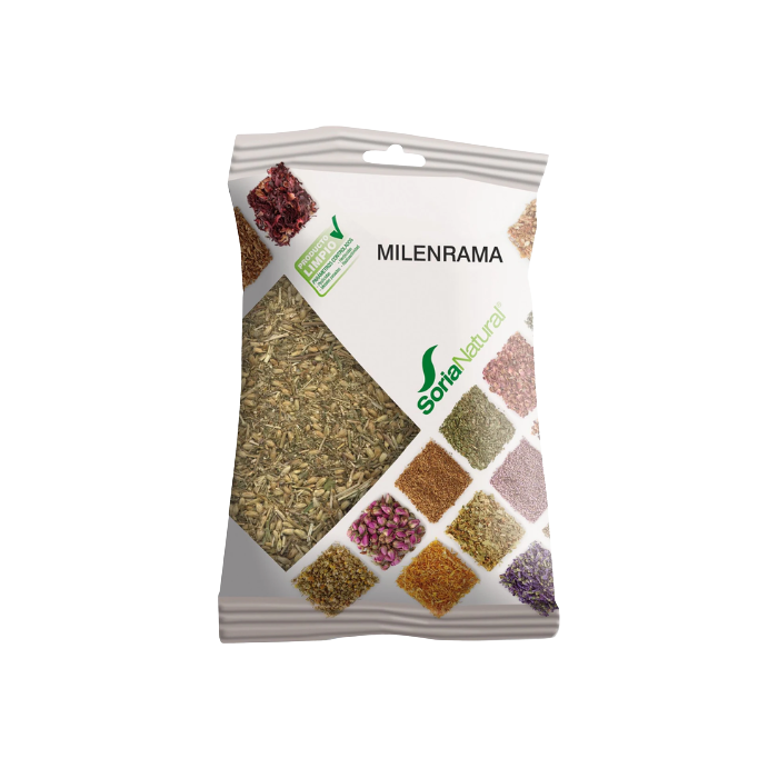 Envase de Soria Natural MILENRAMA 40g, suplemento alimenticio