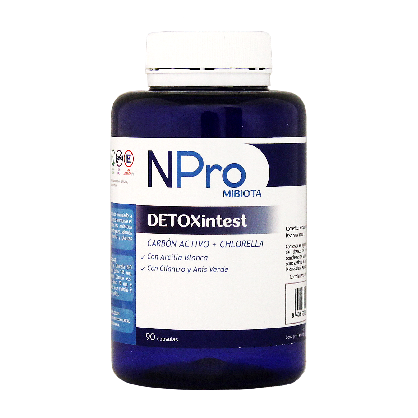 NPro DETOXintest 90 cápsulas