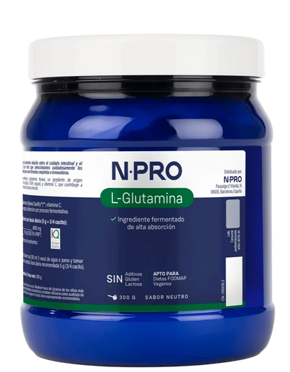 NPro L-GLUTAMINA en polvo 300 g