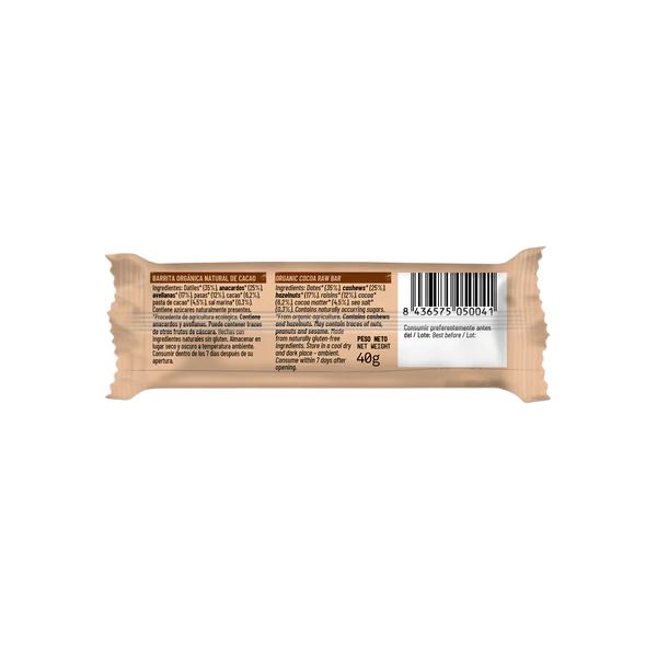 Barrita Raw Cacao BIO 40 g
