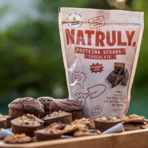Natruly PROTEÍNA VEGANA Chocolate 350 g BIO - Pack 3x