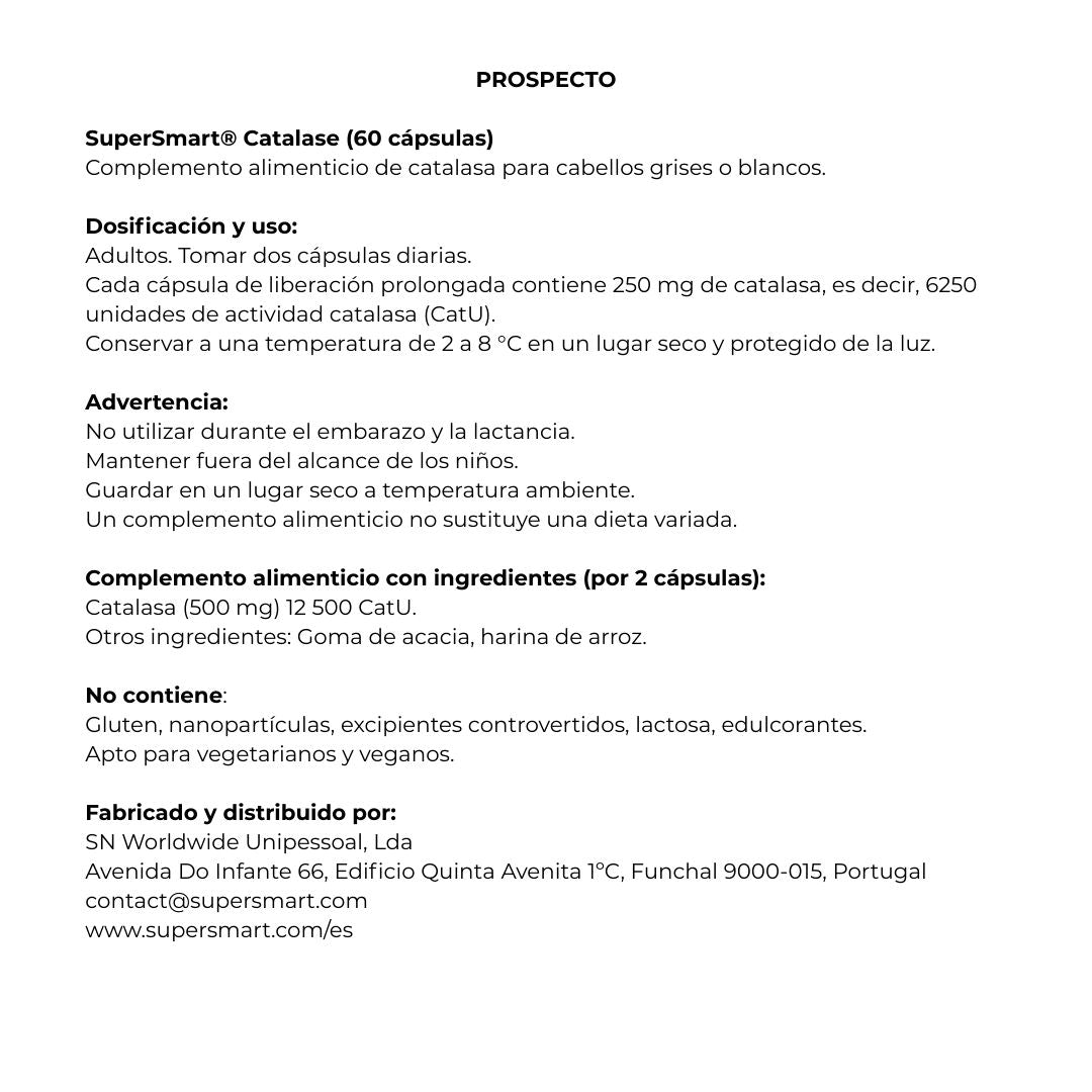 Catalasa 60 cápsulas