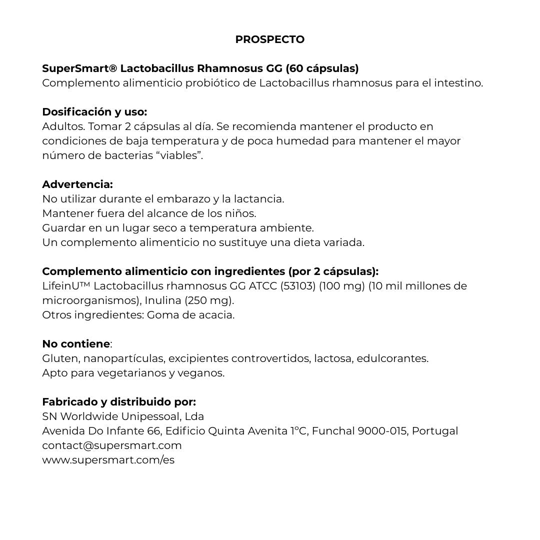 Lactobacillus Rhamnosus GG 60 cápsulas