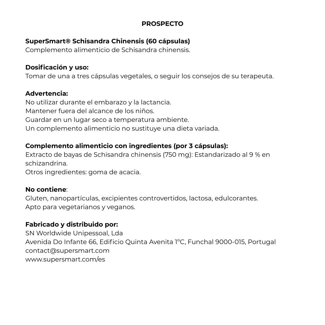 Schisandra Chinensis 60 cápsulas