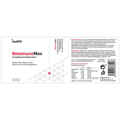 RedPNi BETAMUCOMAX 240 cápsulas