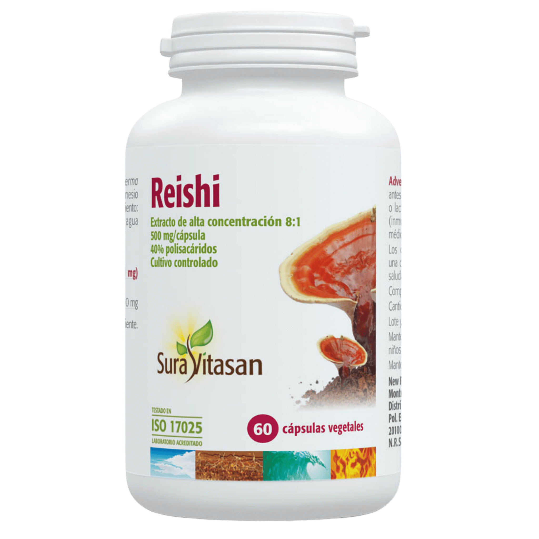 Reishi 500 mg 60 cápsulas