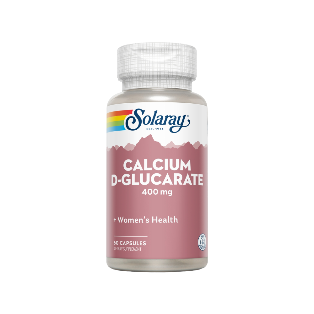 Solaray CALCIUM D-GLUCARATE (D-glucarato cálcico) 400 mg 60 cápsulas