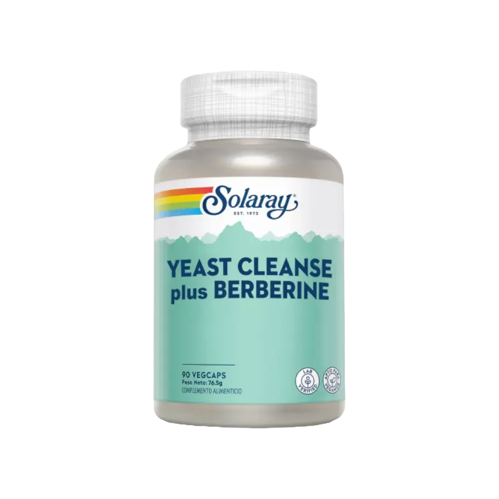 Solaray YEAST CLEANSE plus BERBERINA 90 cápsulas