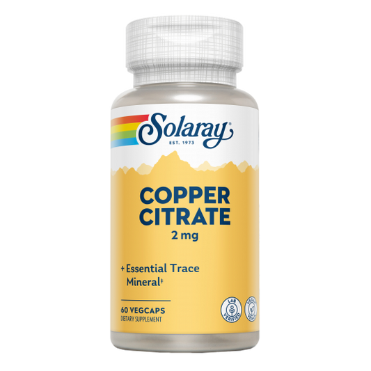 Solaray CITRATO DE COBRE 60 cápsulas