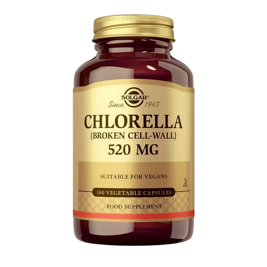 Solgar CHLORELLA 520 mg (Clorela) 100 cápsulas