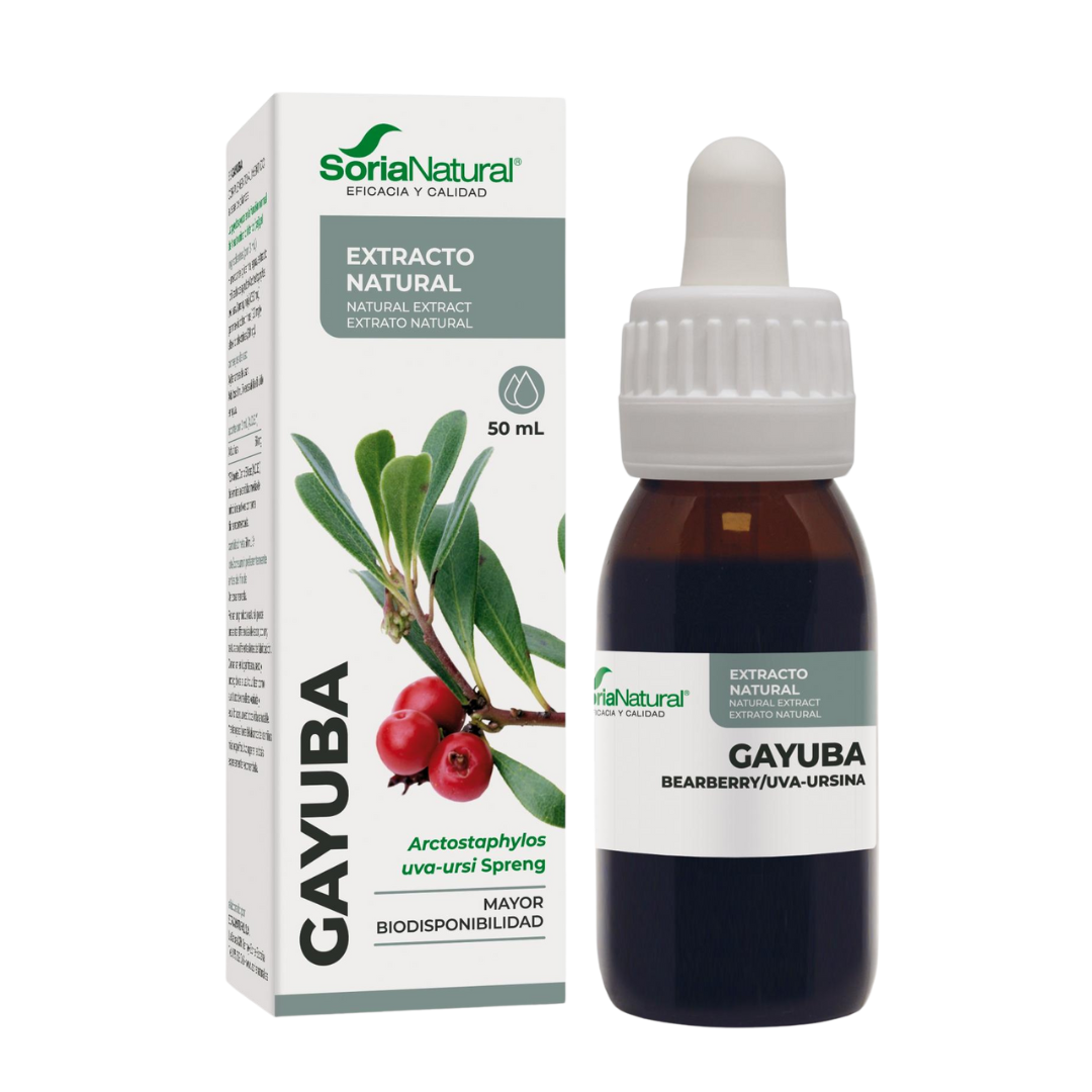 Envase de Soria Natural GAYUBA Extracto 50 ml, suplemento alimenticio