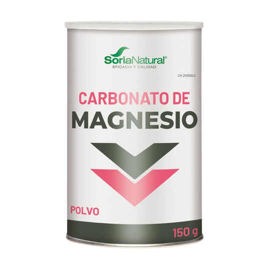 Soria Natural CARBONATO DE MAGNESIO en polvo 150 g