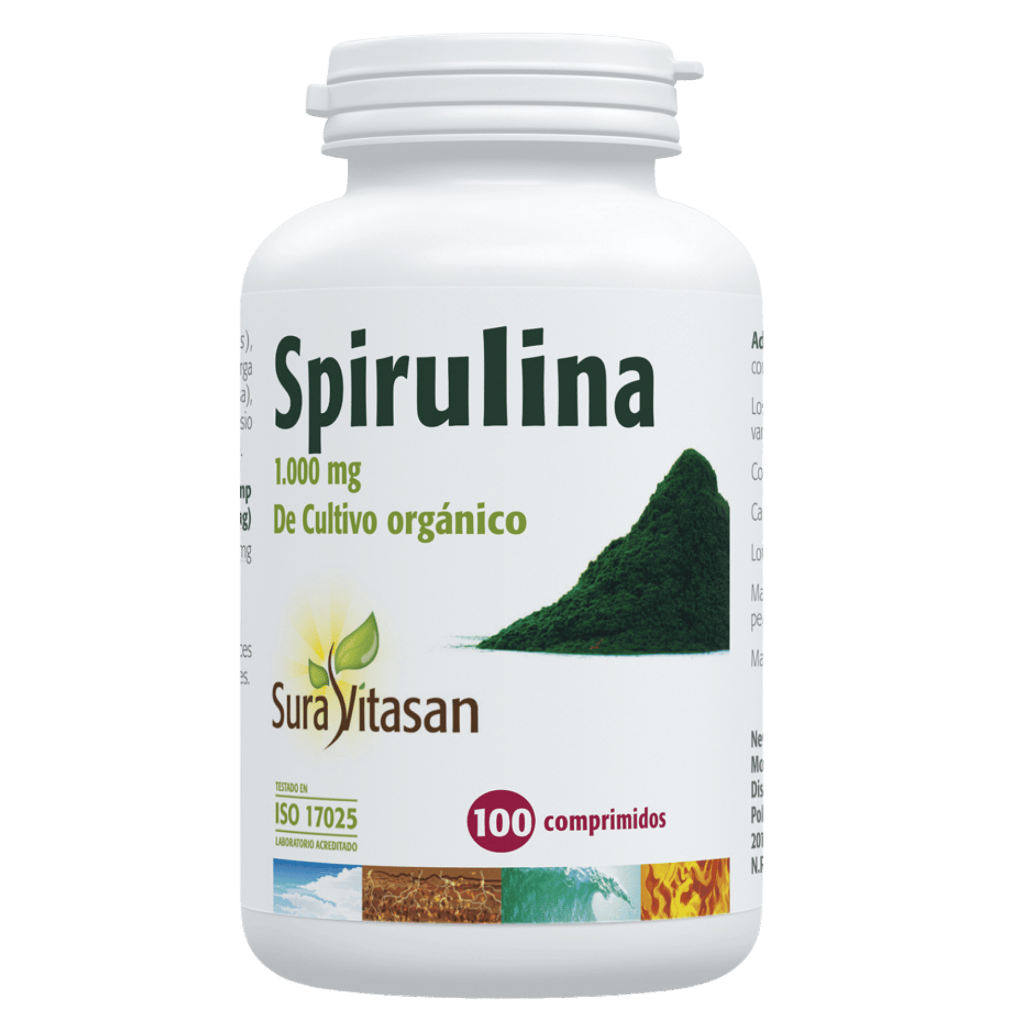 Spirulina 1000 mg 100 cápsulas