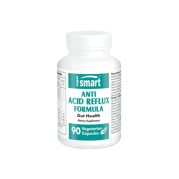 Supersmart ANTI ACID Reflux Fórmula 90 cápsulas