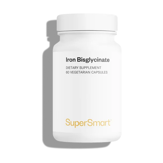 Supersmart IRON BISGLYCINATE Bisglicinato de hierro 60 cápsulas