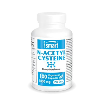 Supersmart N-ACETIL CISTEÍNA (NAC) (N-ACETYL CYSTEINE) 100 cápsulas