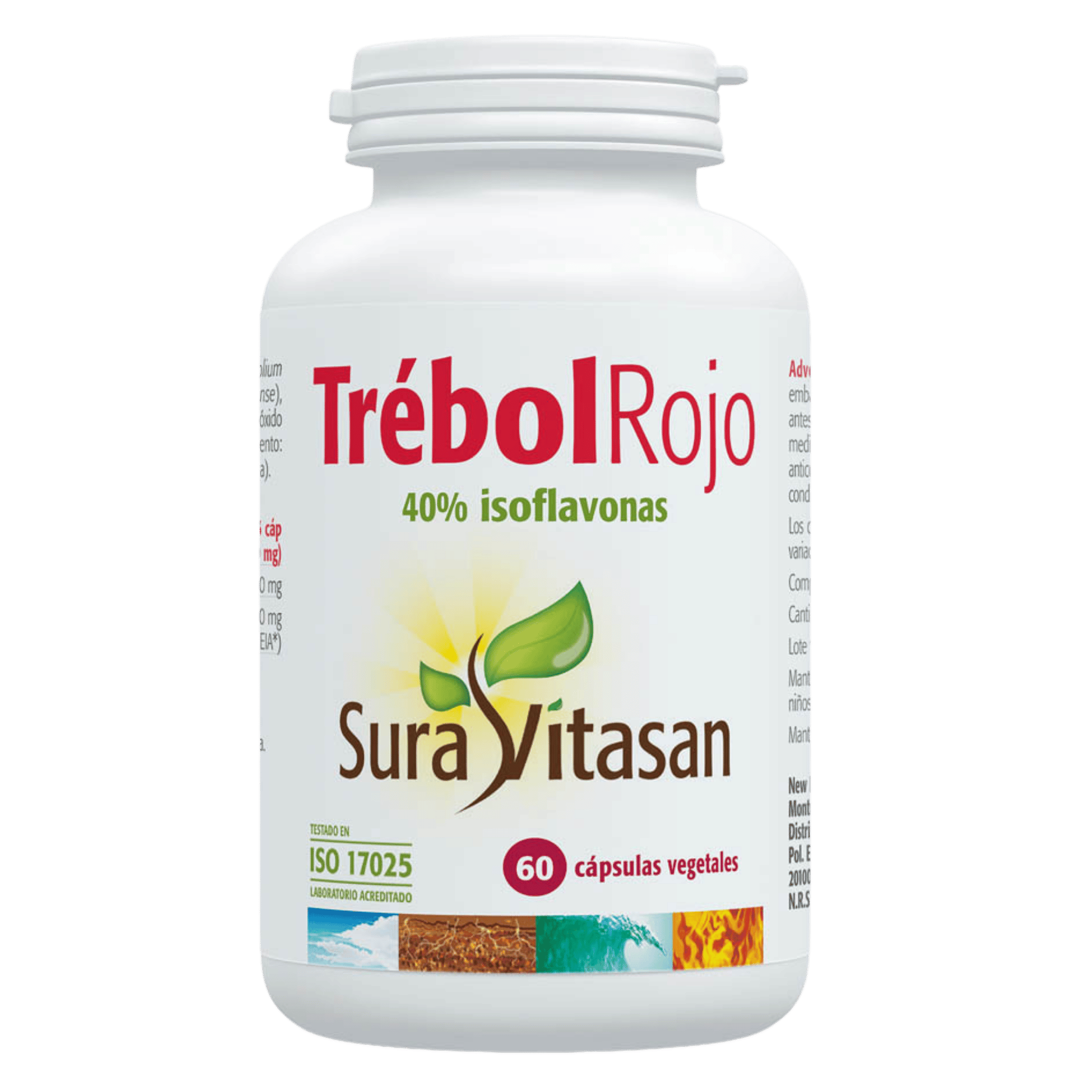 Trébol Rojo 40% isoflavonas 60 cápsulas