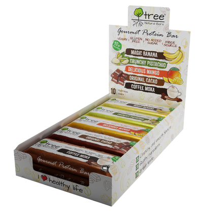 Tree Natural Bars BARRITA DE PROTEÍNA Mix Bars 50 g - Pack 10x