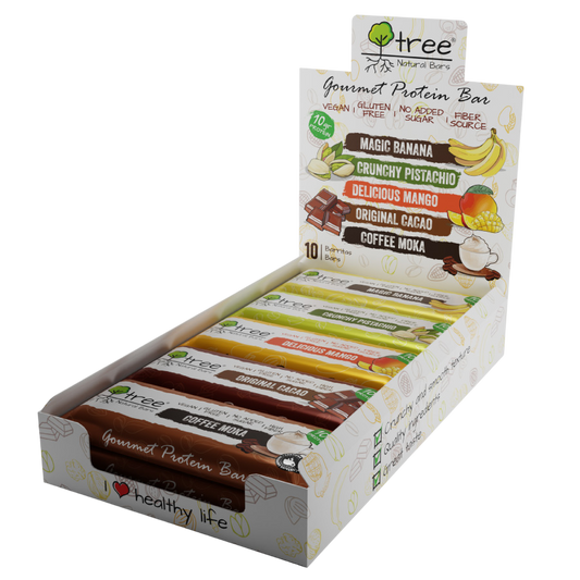 Tree Natural Bars BARRITA DE PROTEÍNA Mix Bars 50 g - Pack 10x