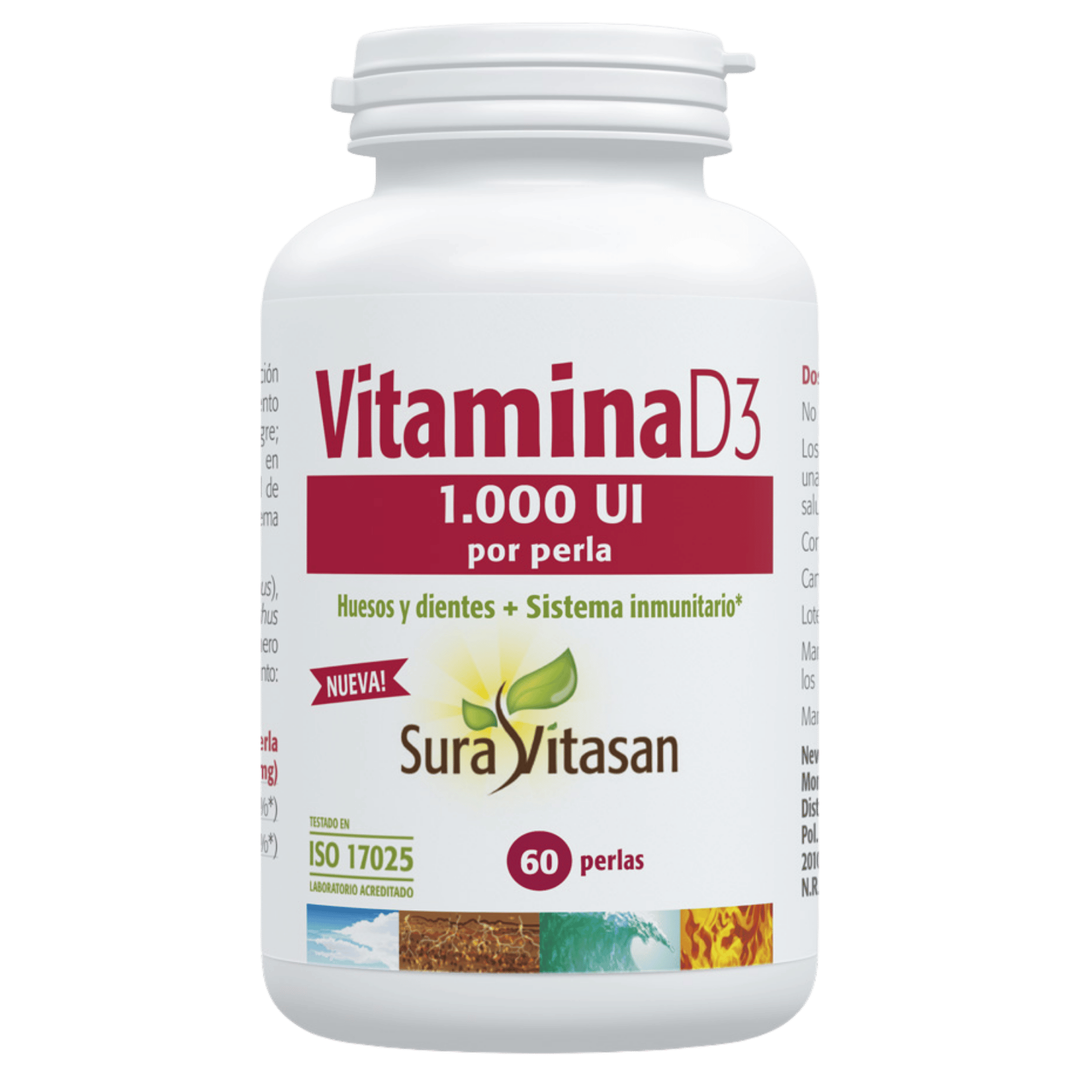 Vitamina D3 1000 UI 60 perlas