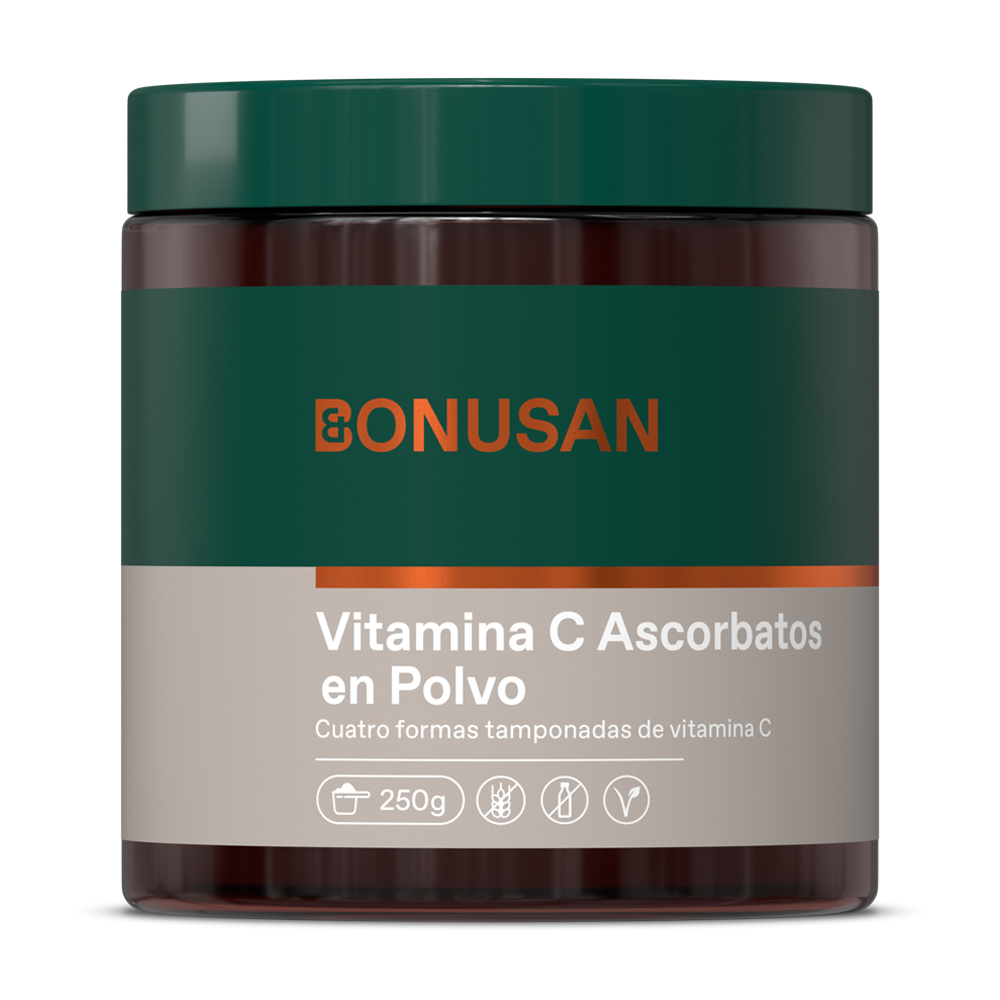 Vitamina C Ascorbatos en polvo 250 g de Bonusan