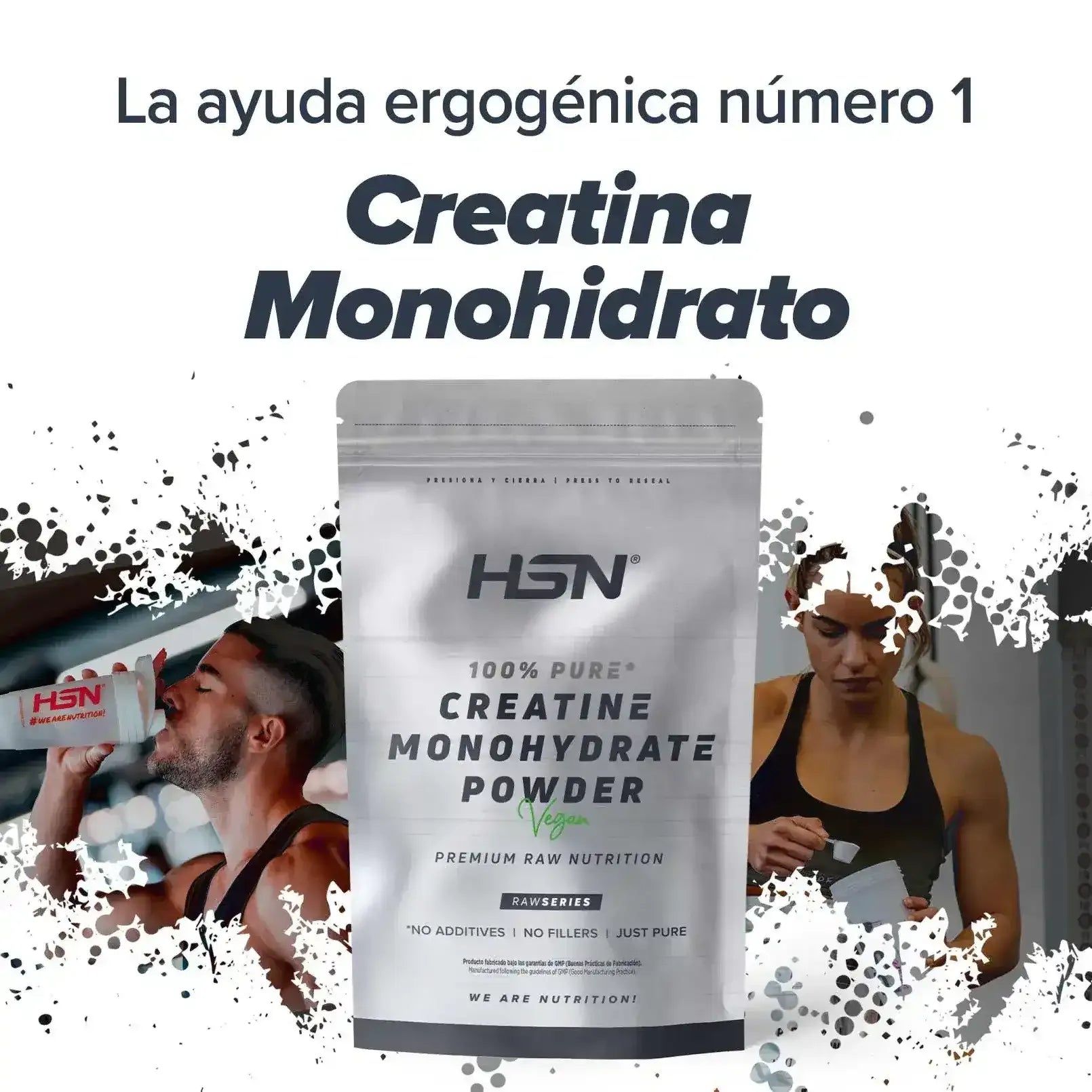 Creatina Monohidrato en polvo 500 g